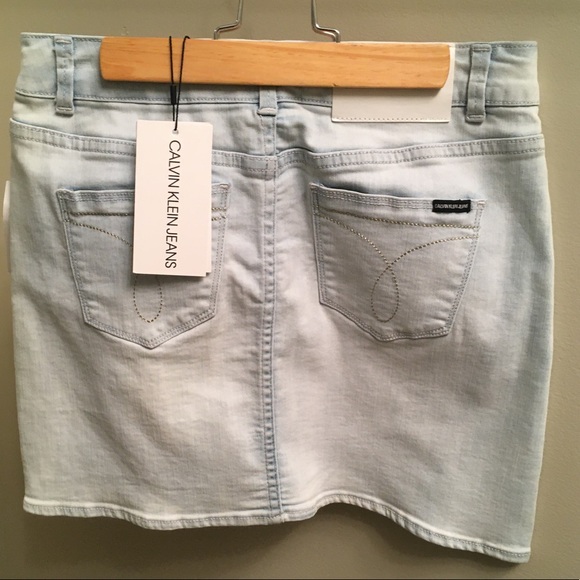 🍍 Calvin Klein Jeans Patchwork.Skirt Girls. Size 12 NWT - Picture 4 of 12